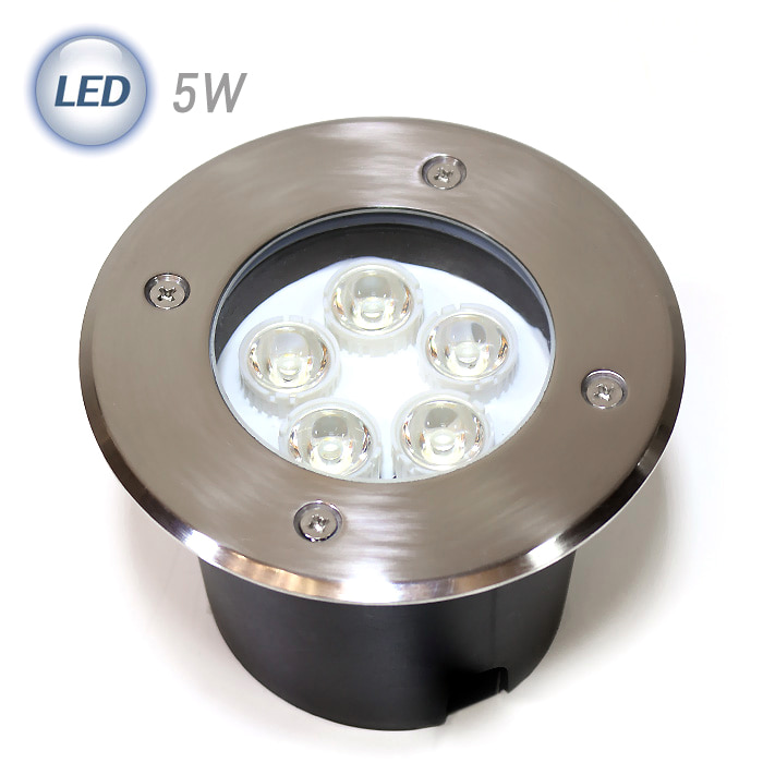 LED 원형 지중등 5W(외경∮150/ 타공∮125)